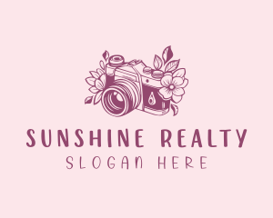 Studio Floral Camera logo design