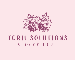 Studio Floral Camera logo design