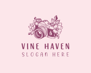 Studio Floral Camera logo design