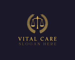 Judiciary - Legal Law Attorney logo design