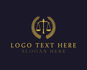 Scales Of Justice - Legal Law Attorney logo design