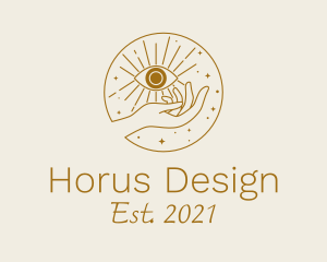 Horus - Mystic Spiritual Eye logo design