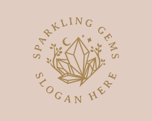 Luxury Gemstone Jewelry logo design