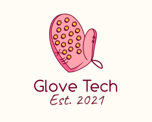 Pink Oven Glove logo design