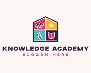 School - Montessori Children School logo design