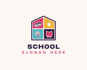 Montessori Children School logo design