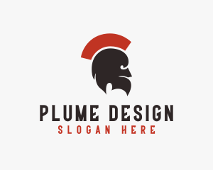 Plume - Gladiator Plume Helmet logo design