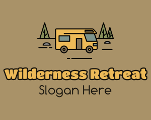 Camping - Outdoor Camping RV logo design