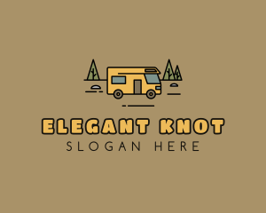 Outdoor Camping RV  logo design