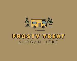 Outdoor Camping RV  logo design