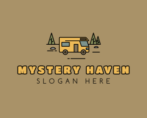 Outdoor Camping RV  logo design