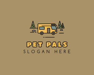 Outdoor Camping RV  logo design