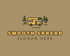 Outdoor Camping RV  logo design