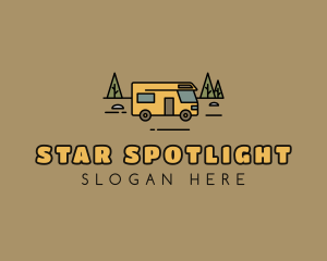 Outdoor Camping RV  logo design