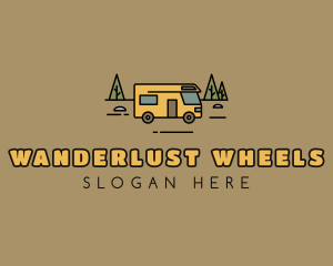 Rv - Outdoor Camping RV logo design