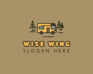 Outdoor Camping RV  logo design