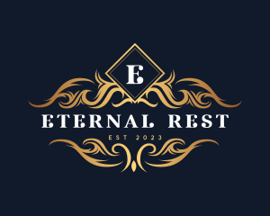 Funeral - Premium Deluxe Crest logo design