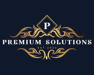 Premium Deluxe Crest logo design