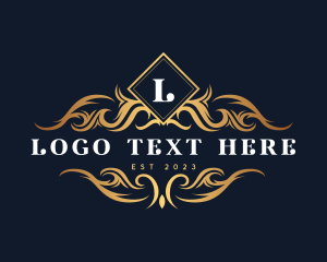 Wedding - Premium Deluxe Crest logo design