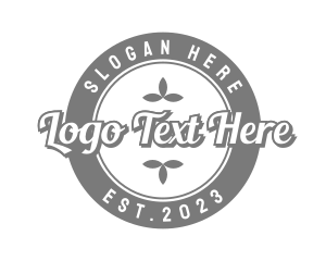 Leaf - Stylish Fashion Script logo design