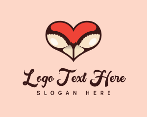 Heart - Erotic Booty Lingerie logo design