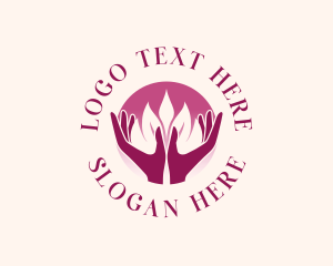 Cosmetic - Flower Hands Wellness logo design