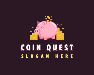 Pig Coin Savings logo design