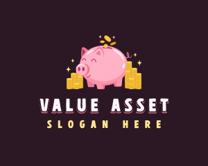 Pig Coin Savings logo design