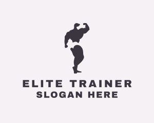 Bodybuilding Gym Instructor  logo design