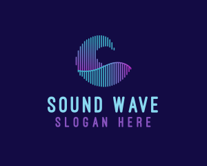 Audio Sound Wave logo design