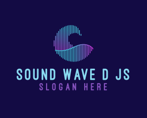 Audio Sound Wave logo design