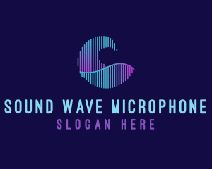 Audio Sound Wave logo design