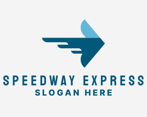 Express Forwarding Arrow  logo design