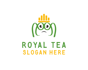 Royal Frog Crown logo design