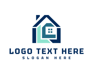 Roofing - Home Builder Contractor logo design