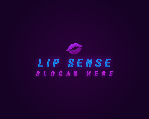 Sensual Lip Kiss logo design