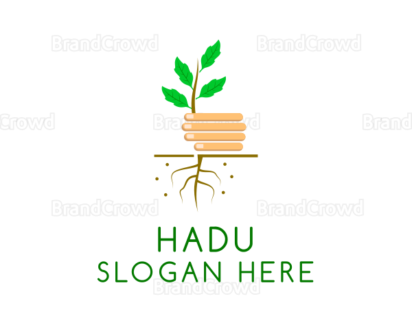 Seedling Plant Garden Logo