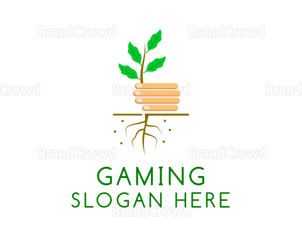 Seedling Plant Garden Logo