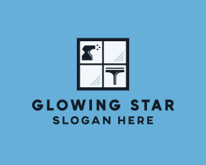 Shining - House Window Cleaning logo design