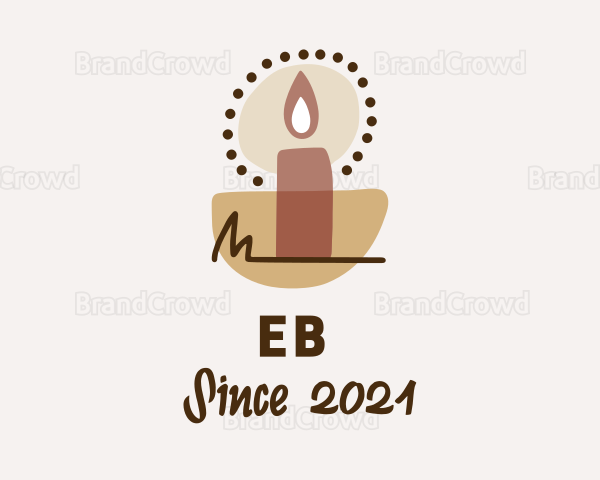 Boho Candle Handicraft Logo