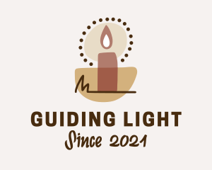 Boho Candle Handicraft  logo design