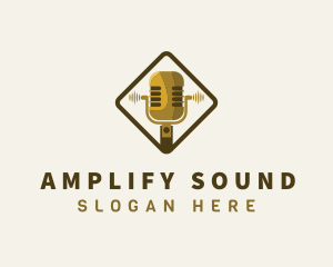 Mic Sound Streaming logo design