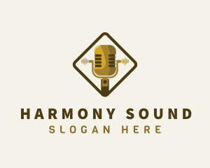 Sound - Mic Sound Streaming logo design