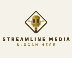 Streaming - Mic Sound Streaming logo design