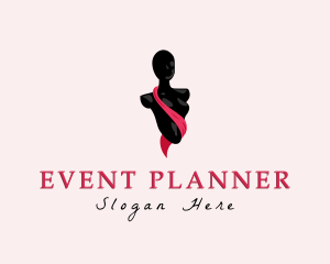 Boutique - Pink Sash Mannequin logo design