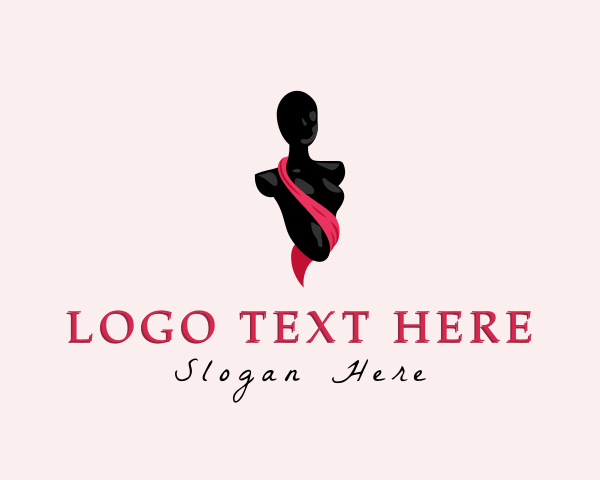 Sash - Pink Sash Mannequin logo design