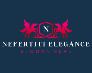 Luxury Horse Crest logo design