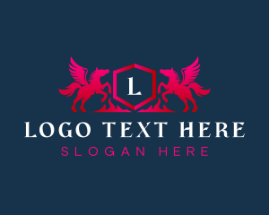 Classic - Luxury Horse Crest logo design