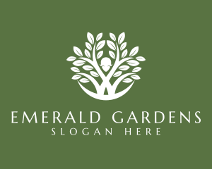 Natural Leaf Plant  logo design