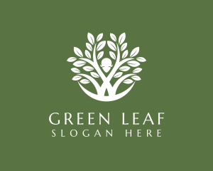 Natural Leaf Plant  logo design